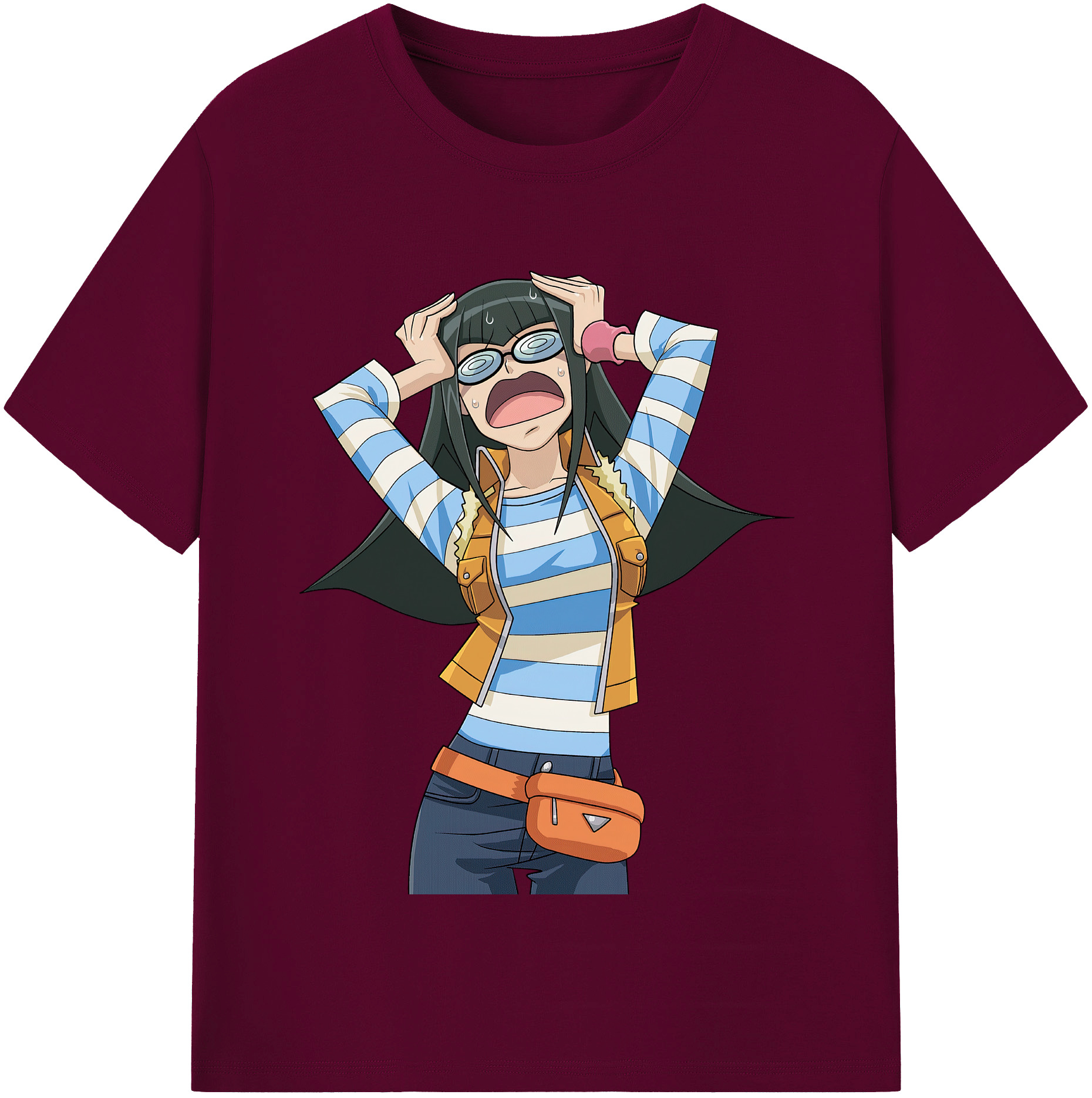 （画像用） 遊☆戯☆王 Yu-Gi-Oh! レディースカジュアルプリントTシャツ（綿100％）